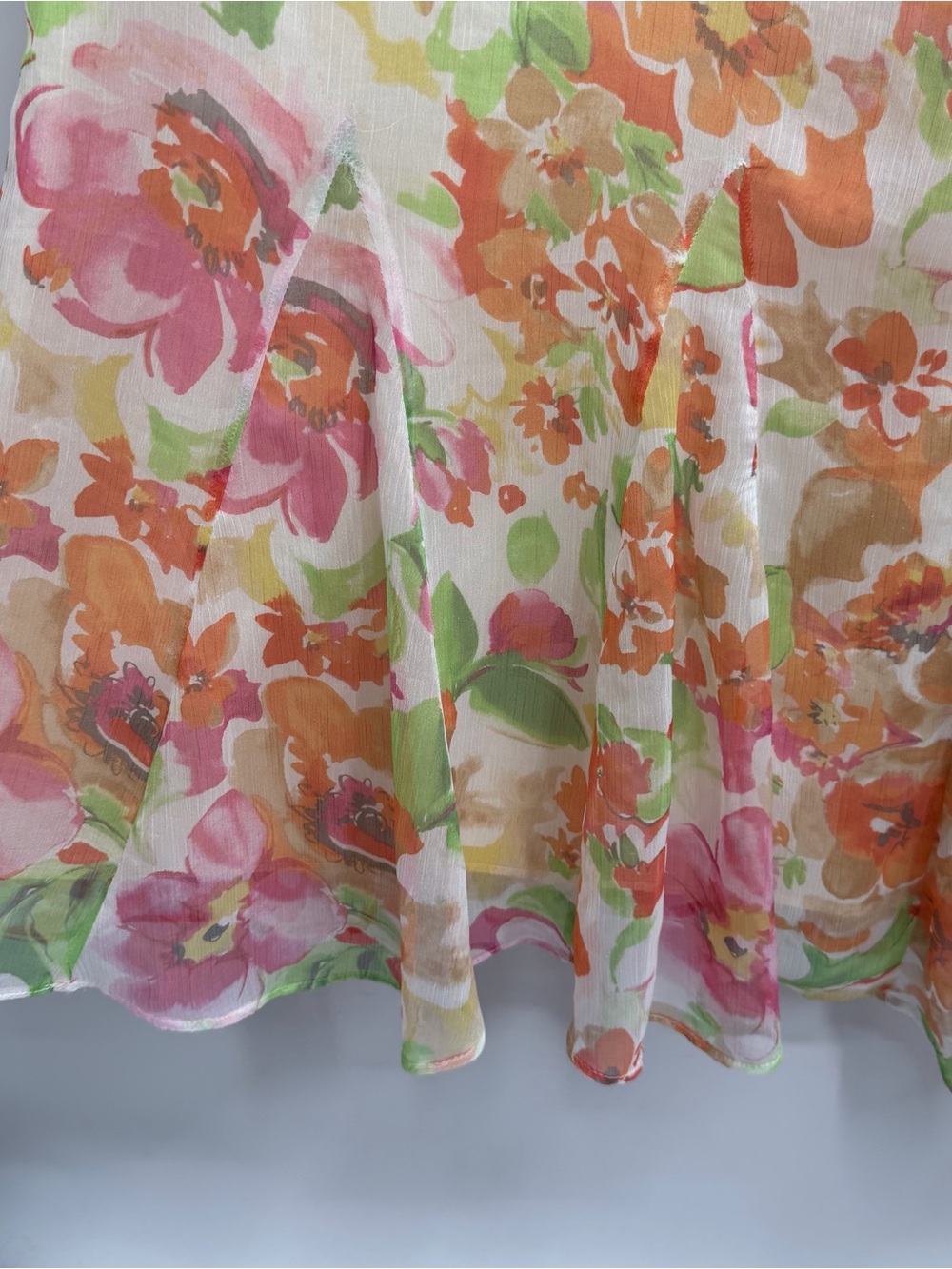 Ralph Lauren Floral Cocktail Party Dress size 10 Medium - Picture 8 of 12